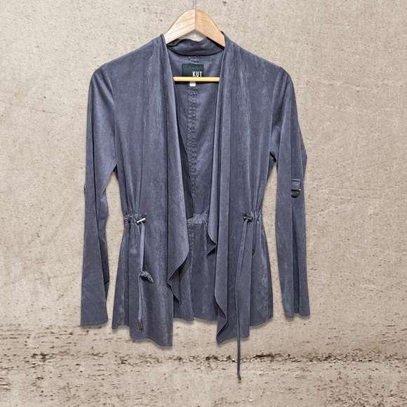 KUT Velour Open Dress Jacket - Picture 1 of 4